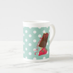Taza De Porcelana Bromas de verano - Mug de China ósea