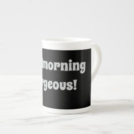 Taza De Porcelana Buenos días, magnífica colección.