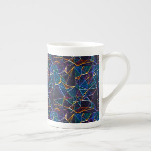 Taza De Porcelana Burbujas rotas