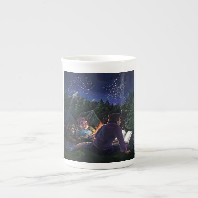 Taza De Porcelana Caballeros de Verano (Frente)