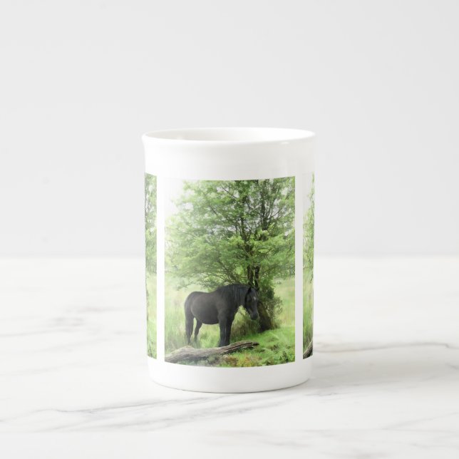 TAZA DE PORCELANA CABALLOS (Frente)