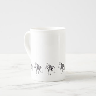 Taza De Porcelana Caballos de Dala