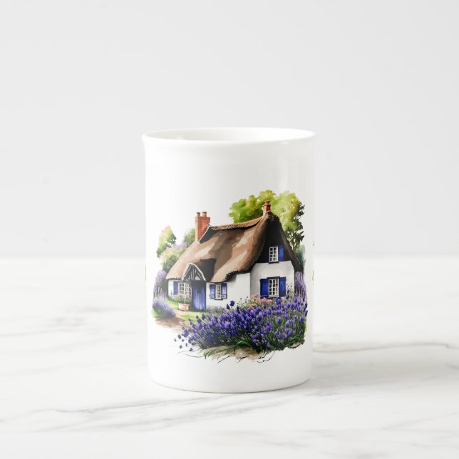 Taza De Porcelana Cabaña de Campbell Personalizada (Frente)