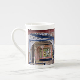 Taza De Porcelana Cabaña después de cabaña - Viñedo de Martha