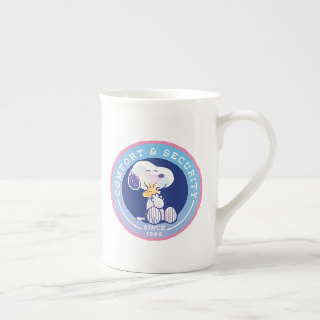 Taza De Porcelana Cacahuetes | Comodidad y seguridad azul (Derecha)