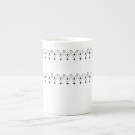 Taza De Porcelana Cadena y colgante
