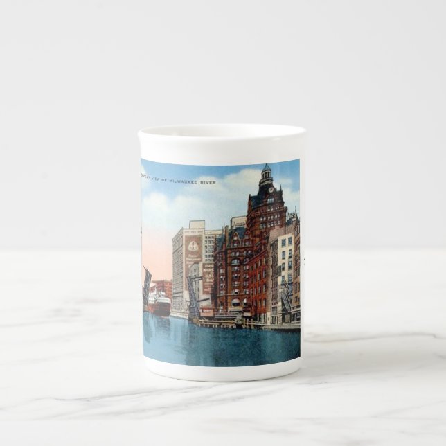 Taza De Porcelana Café de recuerdo Mug - Milwaukee, Wisconsin (Frente)