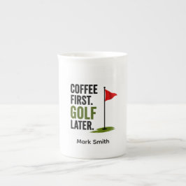 Taza De Porcelana Café diario de golf 