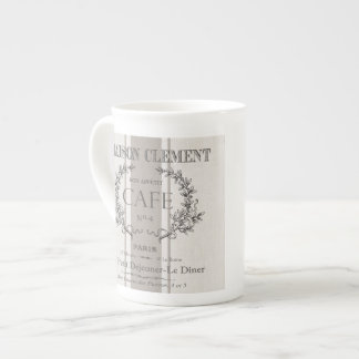 Taza De Porcelana café francés vintage moderno