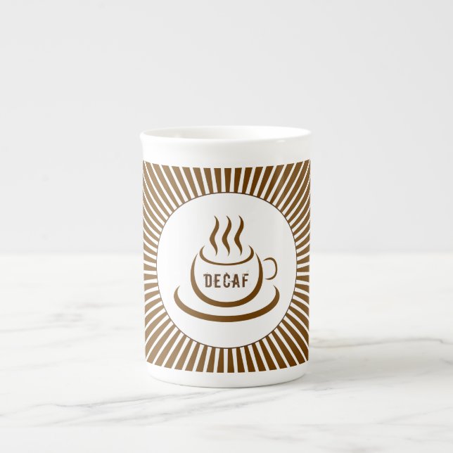 Taza De Porcelana Café sordo (Frente)
