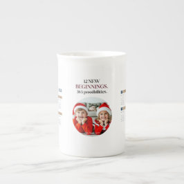 Taza De Porcelana Calendario personalizado 2025