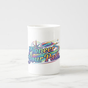 Taza De Porcelana Camiseta "Pionera Tu Camino"