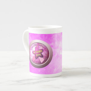 Taza De Porcelana Cáncer feliz