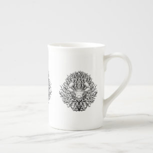 Taza De Porcelana Cangrejo