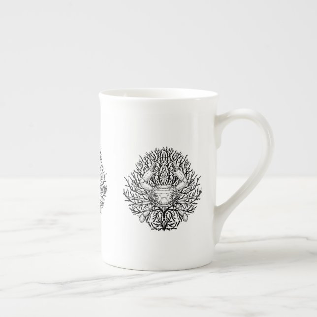 Taza De Porcelana Cangrejo (Derecha)