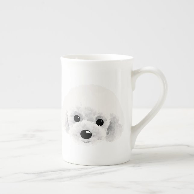 Taza De Porcelana caniche (Derecha)
