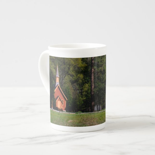 Taza De Porcelana Capilla de Yosemite (Izquierda)