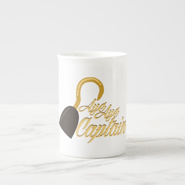 Taza De Porcelana Capitán de Aye (Frente)