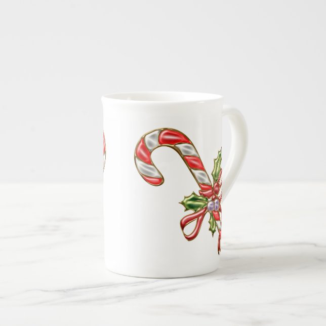 Taza De Porcelana Caramelo 2 de Navidad (Derecha)