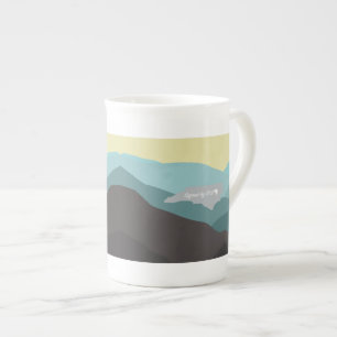 Taza De Porcelana Carolina del Norte, firmada por Dios