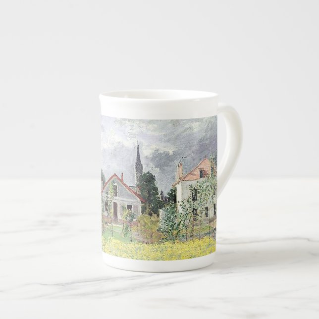 Taza De Porcelana Casas de Claude Monet (Derecha)