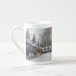 Taza De Porcelana Casas de invierno - Viñedo de Martha