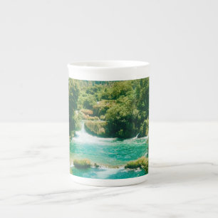 Taza De Porcelana Cascadas Krka - Parque nacional Krka - Croacia