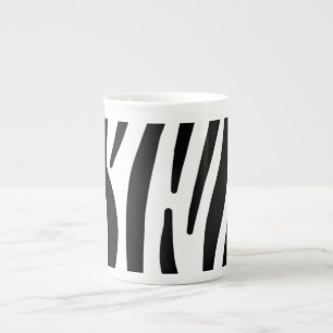 Taza De Porcelana Cebra