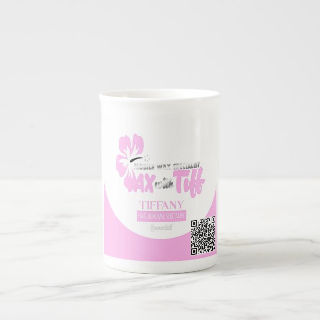 Taza De Porcelana Cera con tiff tumbler (Frente)