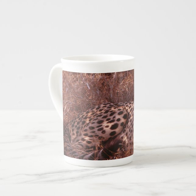 Taza De Porcelana Cheetah Stare (Izquierda)