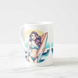 Taza De Porcelana Chica Deporte & Surf