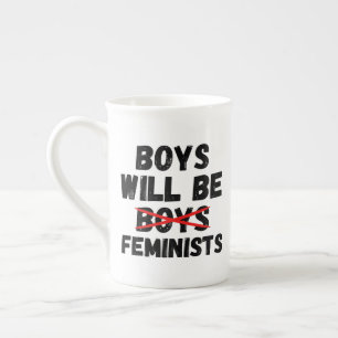 Taza De Porcelana Chico Feminista - Los chicos serán feministas II