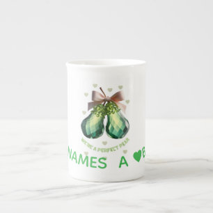 Taza de porcelana china personalizada para el día