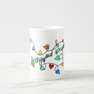 Taza De Porcelana Christmas lights mug