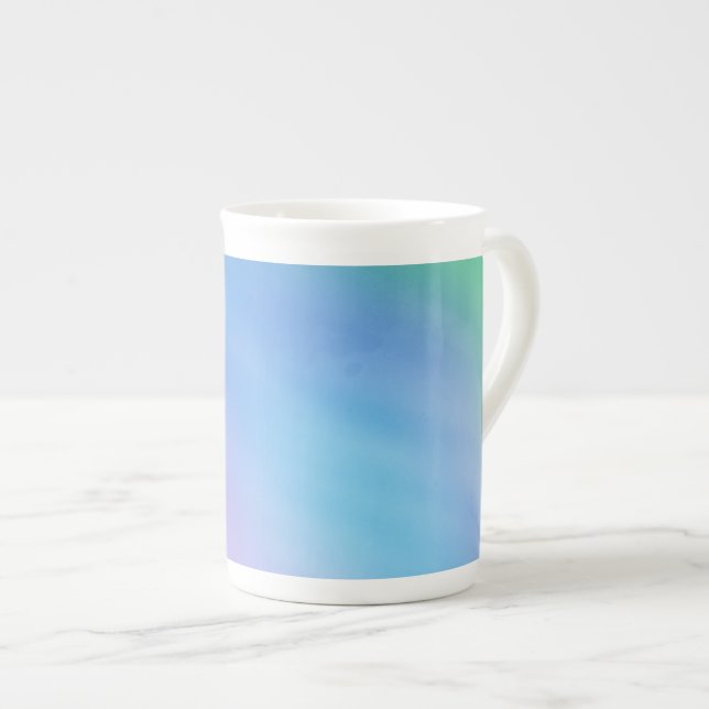 Taza De Porcelana Cielo arcoiris suave de Girona (Derecha)
