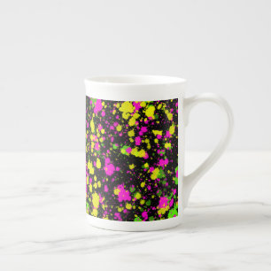 Taza De Porcelana Cielo Estrellado Elegante Multicolor Astronomía de