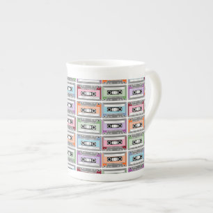 Taza De Porcelana Cintas de casete