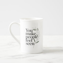 Taza De Porcelana Cita personalizada El futuro es brillante