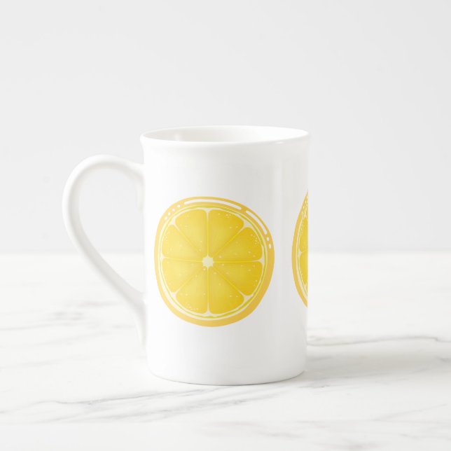 Taza De Porcelana Cítricos TROPICAL SUMMER FRUIT Naranja limones Sli (Izquierda)