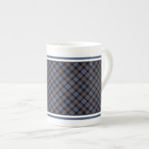 Clan Mackenzie Weathered Tartan Brown y Blue