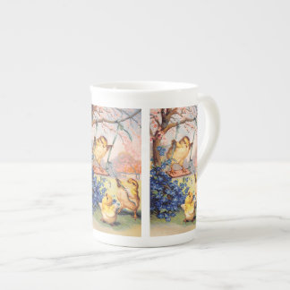Taza De Porcelana Clapsaddle: Biddy de balanceo