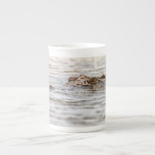 Taza De Porcelana Cocodrilo del Nilo