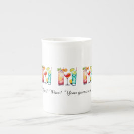 Taza De Porcelana Cócteles tropicales graciosos diciendo