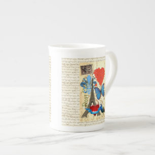 Taza De Porcelana Colección romántica de París