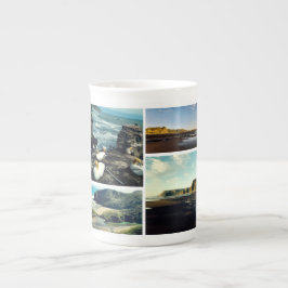 Taza De Porcelana Collage de Tasman View