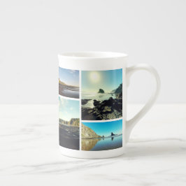 Taza De Porcelana Collage de Tasman View