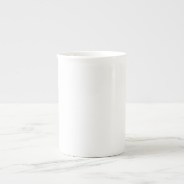 Taza De Porcelana color blanco (Frente)