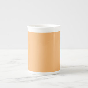 Taza De Porcelana Color hexagonal #FABA77, Mug de la especialidad ro