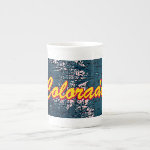 Taza De Porcelana Colorado