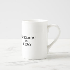 Taza De Porcelana Compañero o héroe